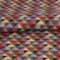 Preview: Gobelin Dekostoff Dreiecke abstrakt bunt
